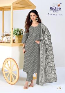 Radhika lifestyle summer cool vol-1 branded kurtis wholesale in bangalore
